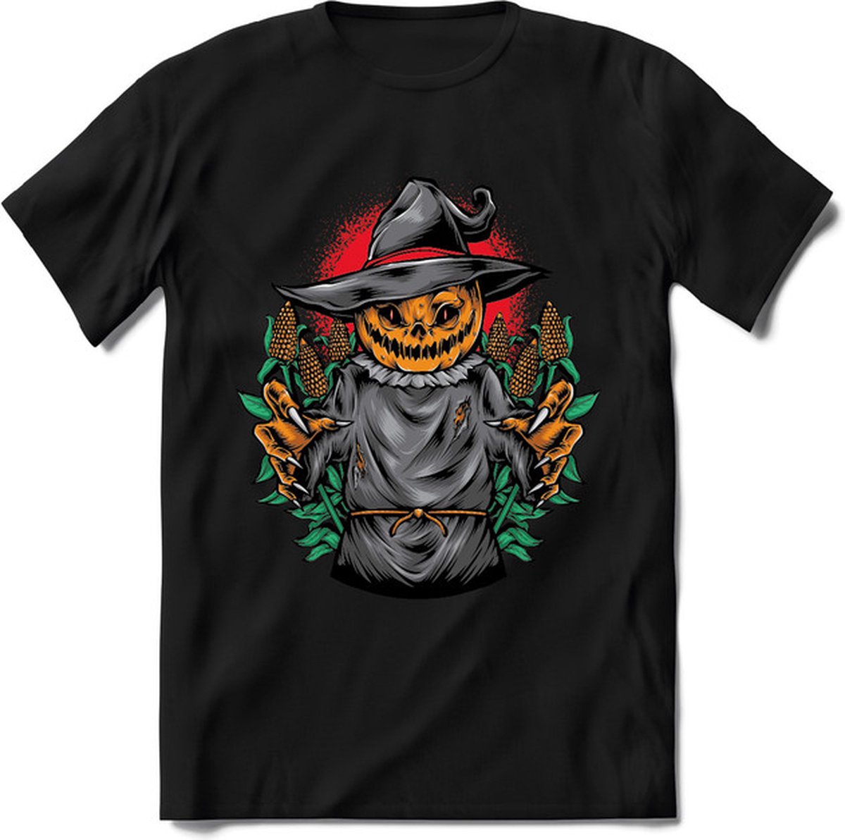 Halloween T-Shirt | Horror  Kleding Heren / Dames | Weerwolf , Monster , Vleermuis en Pompoen  Shirt |